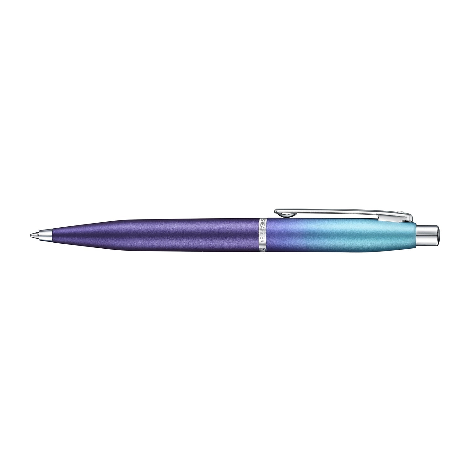 Sheaffer Expressions VFM 9430 Blue and Purple Pearlised Gradient Ballpoint Pen with Chrome-Plated Trims William Penn