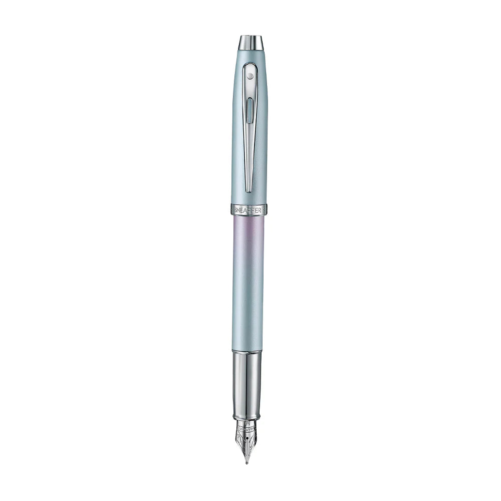 Sheaffer Expressions 100 E9376 Gradient Blue & Pink with Chrome-Plated Trims Fountain Pen - Medium Nib Sheaffer