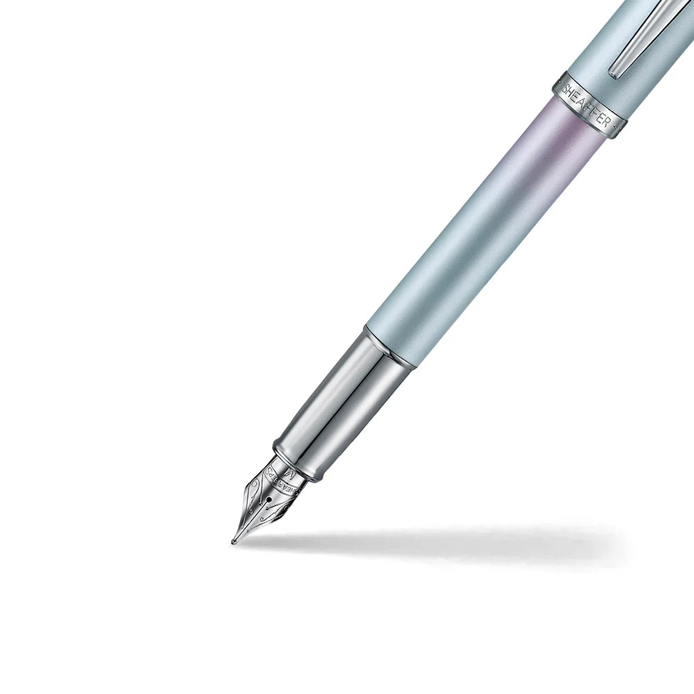 Sheaffer Expressions 100 E9376 Gradient Blue & Pink with Chrome-Plated Trims Fountain Pen - Medium Nib Sheaffer