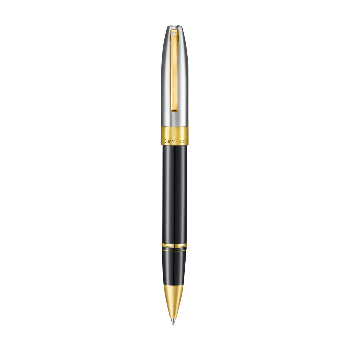Sheaffer Legacy 9065 Glossy Black and Chrome Bi-color RB