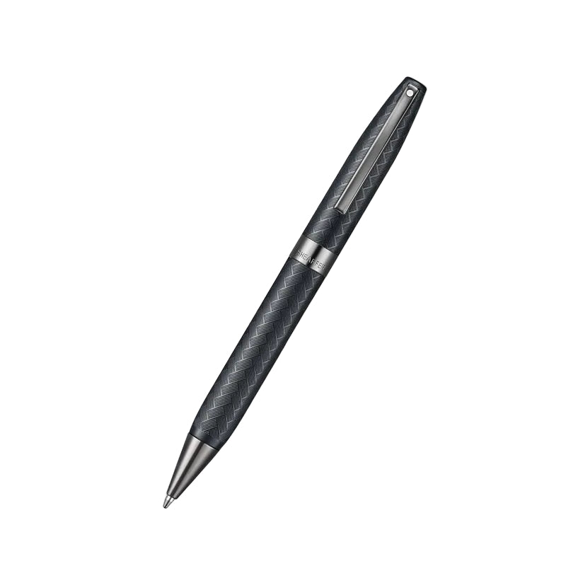 Sheaffer Legacy Chevron (Matte Black) BP with PVD Gunmetal Trims
