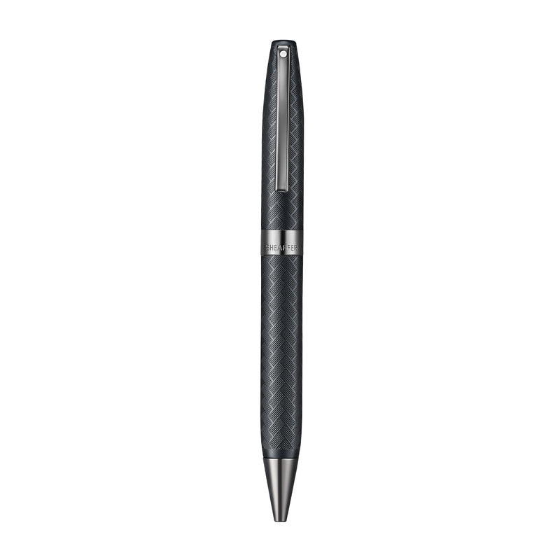 Sheaffer Legacy Chevron (Matte Black) BP with PVD Gunmetal Trims