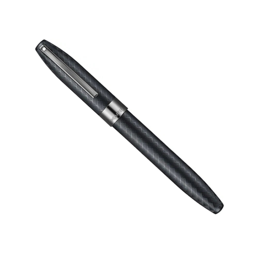 Sheaffer Legacy Chevron 9066 Matte Black with PVD Gunmetal Trims FP (F)