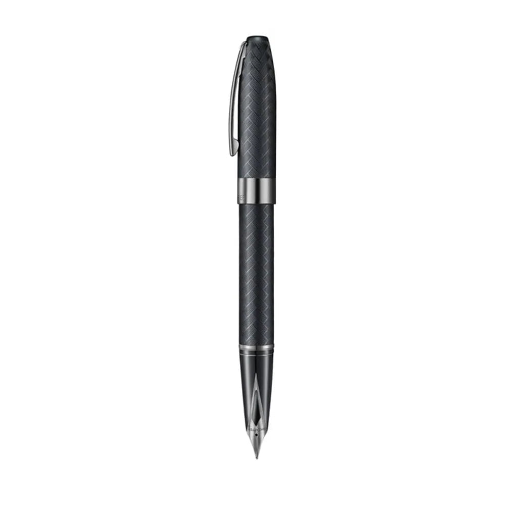 Sheaffer Legacy Chevron 9066 Matte Black with PVD Gunmetal Trims FP (F)