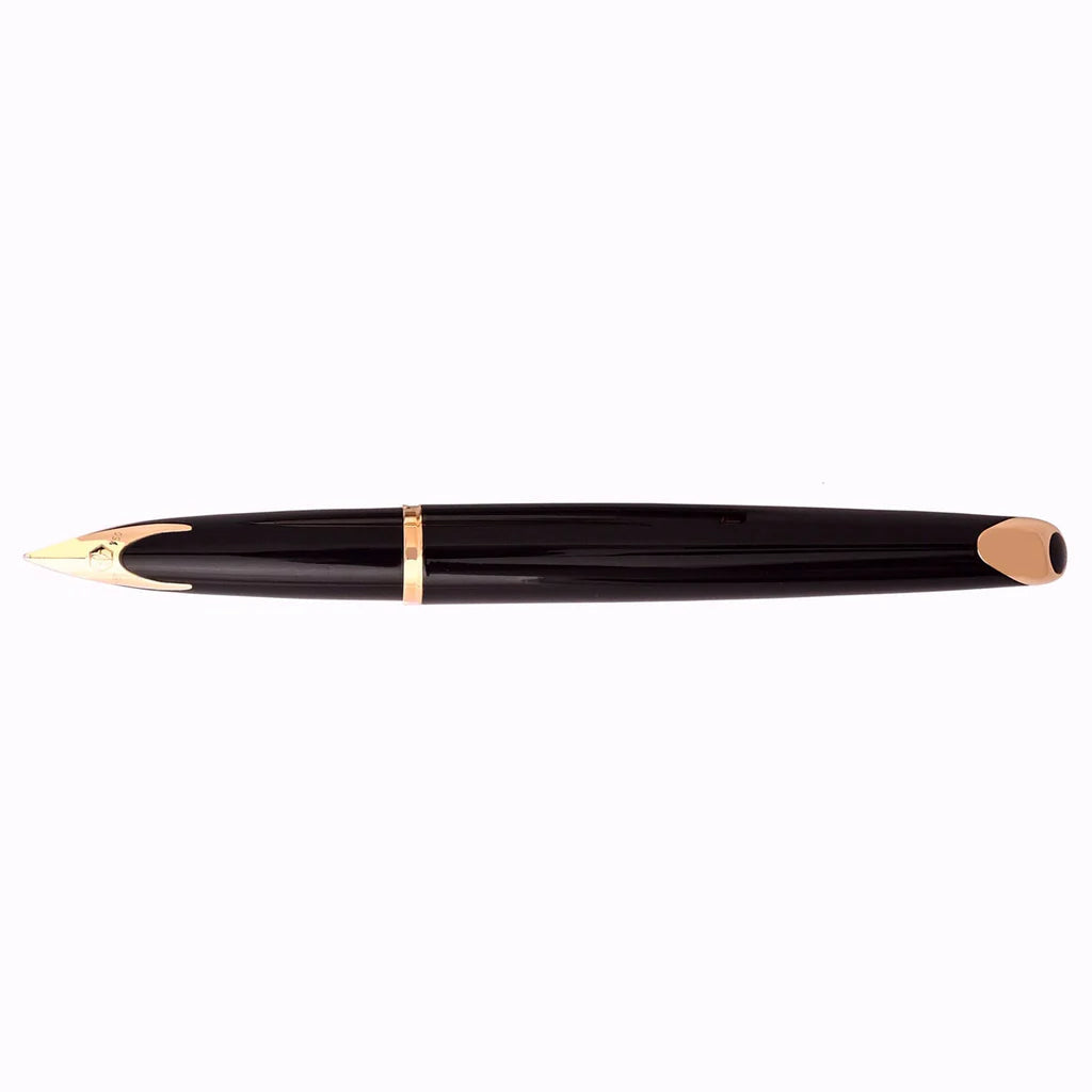 Waterman Carene Deluxe Black GT Fountain Pen (M) Waterman