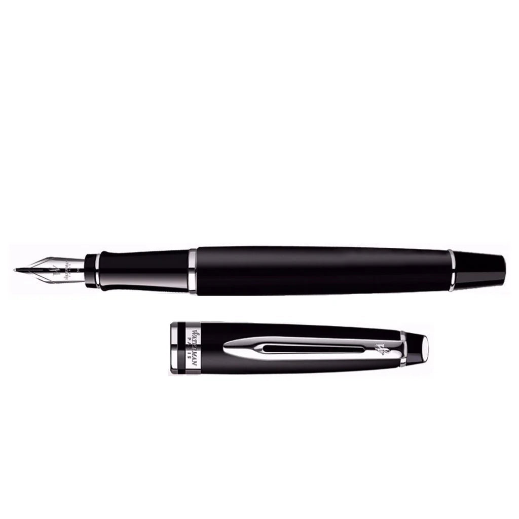 Waterman Expert Matte Black CT Fountain Pen (M) Waterman
