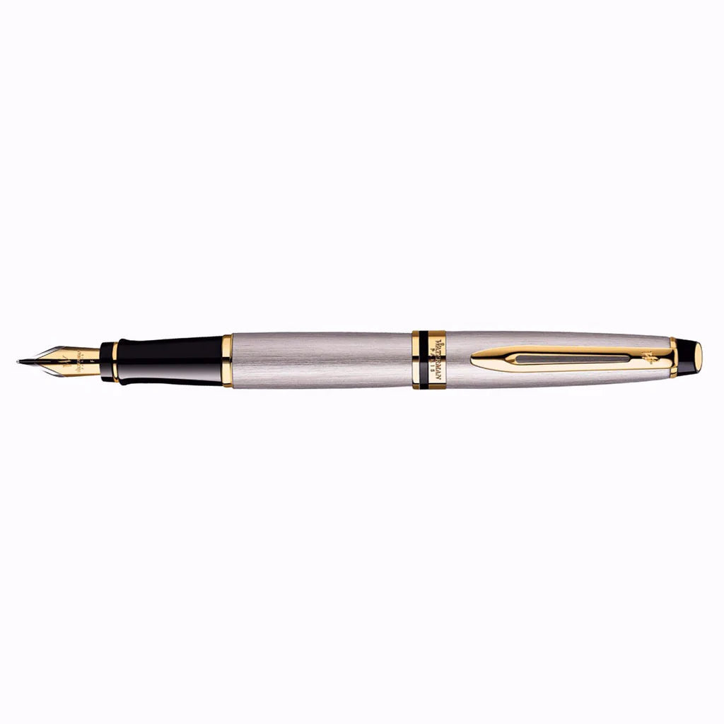 Waterman Expert Stainless Steel GT Fountain Pen (M) Waterman