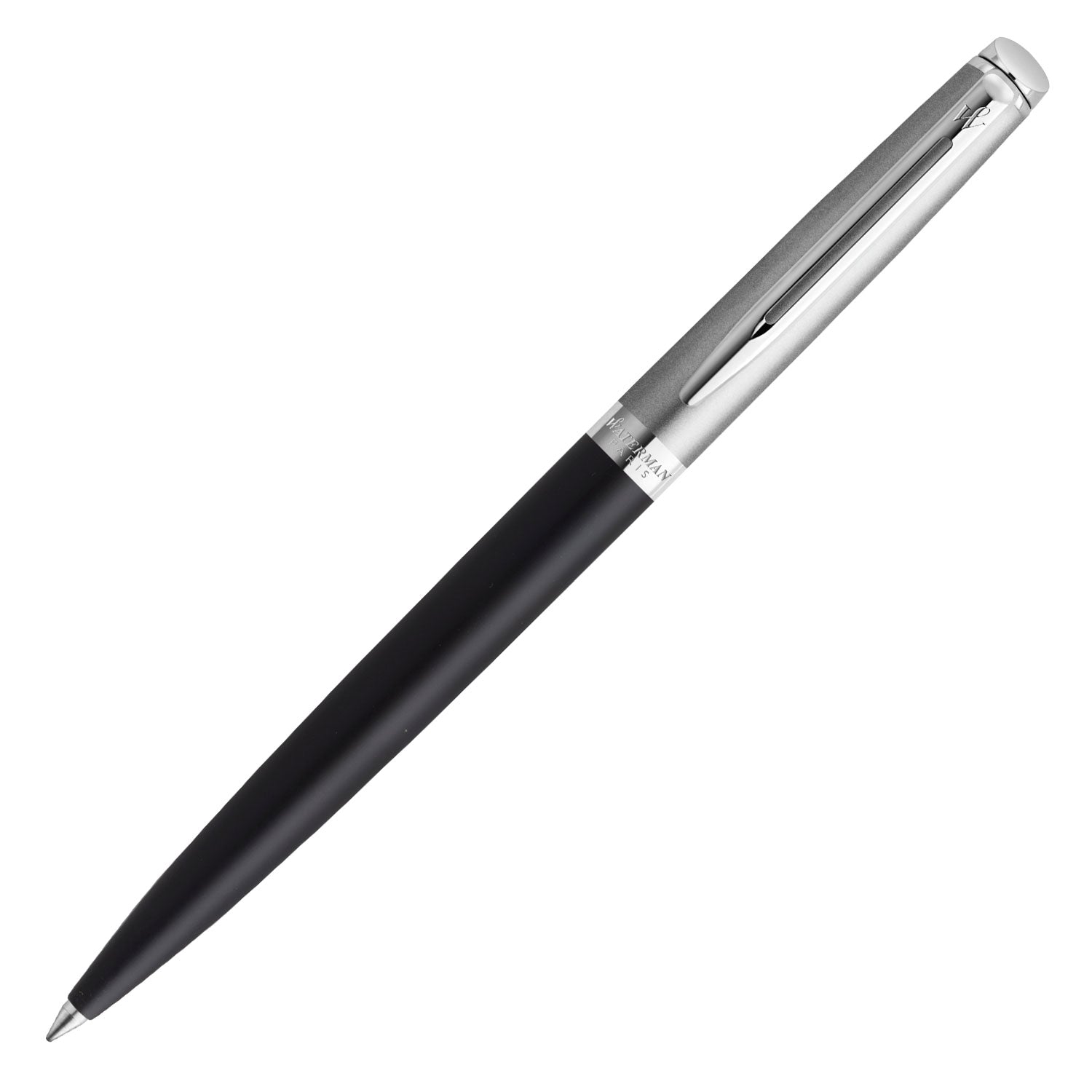 Waterman Hemisphere Essential Stainless Steel Ball Pen - Matte Black CT Waterman