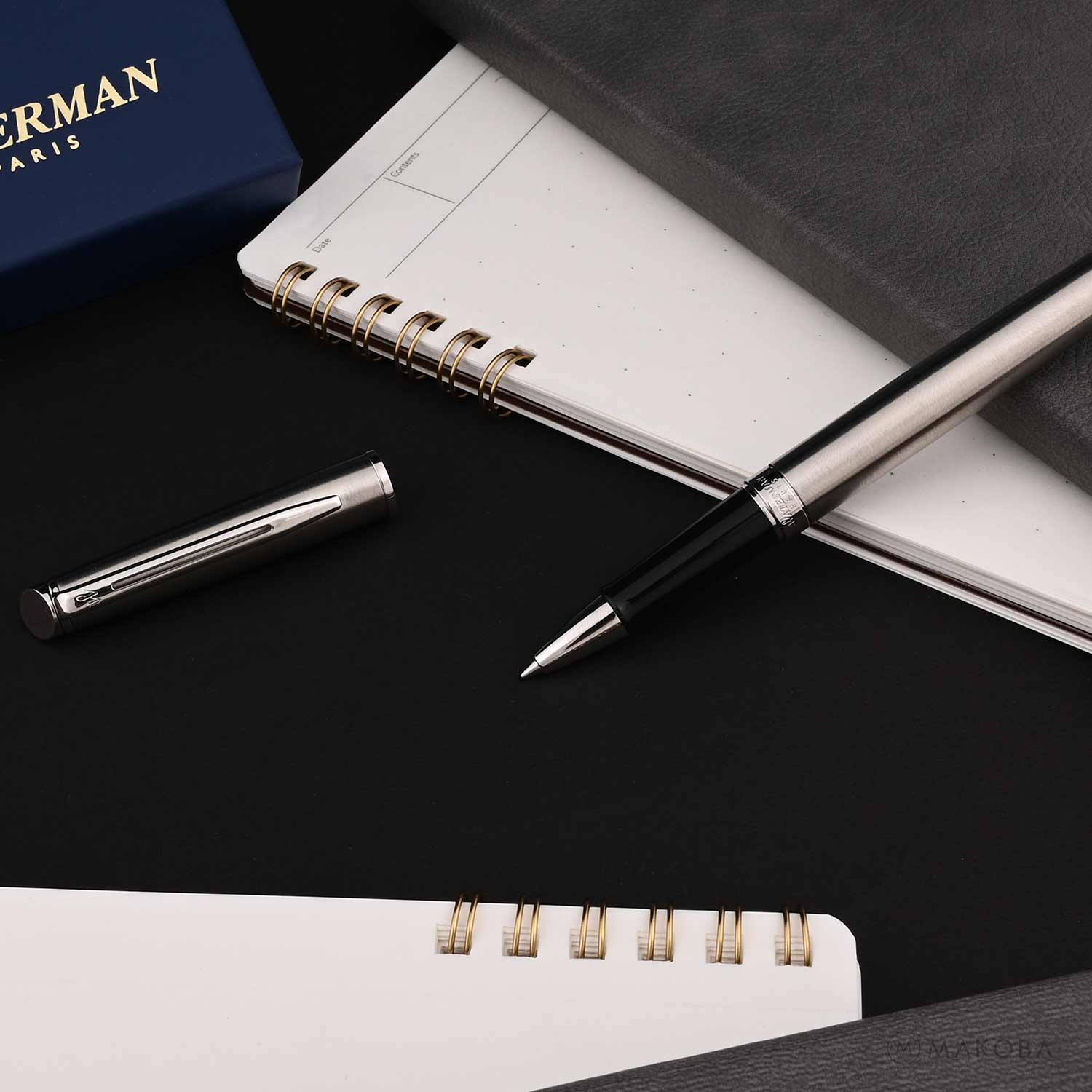 Waterman Hemisphere Roller Ball Pen - Stainless Steel CT Waterman