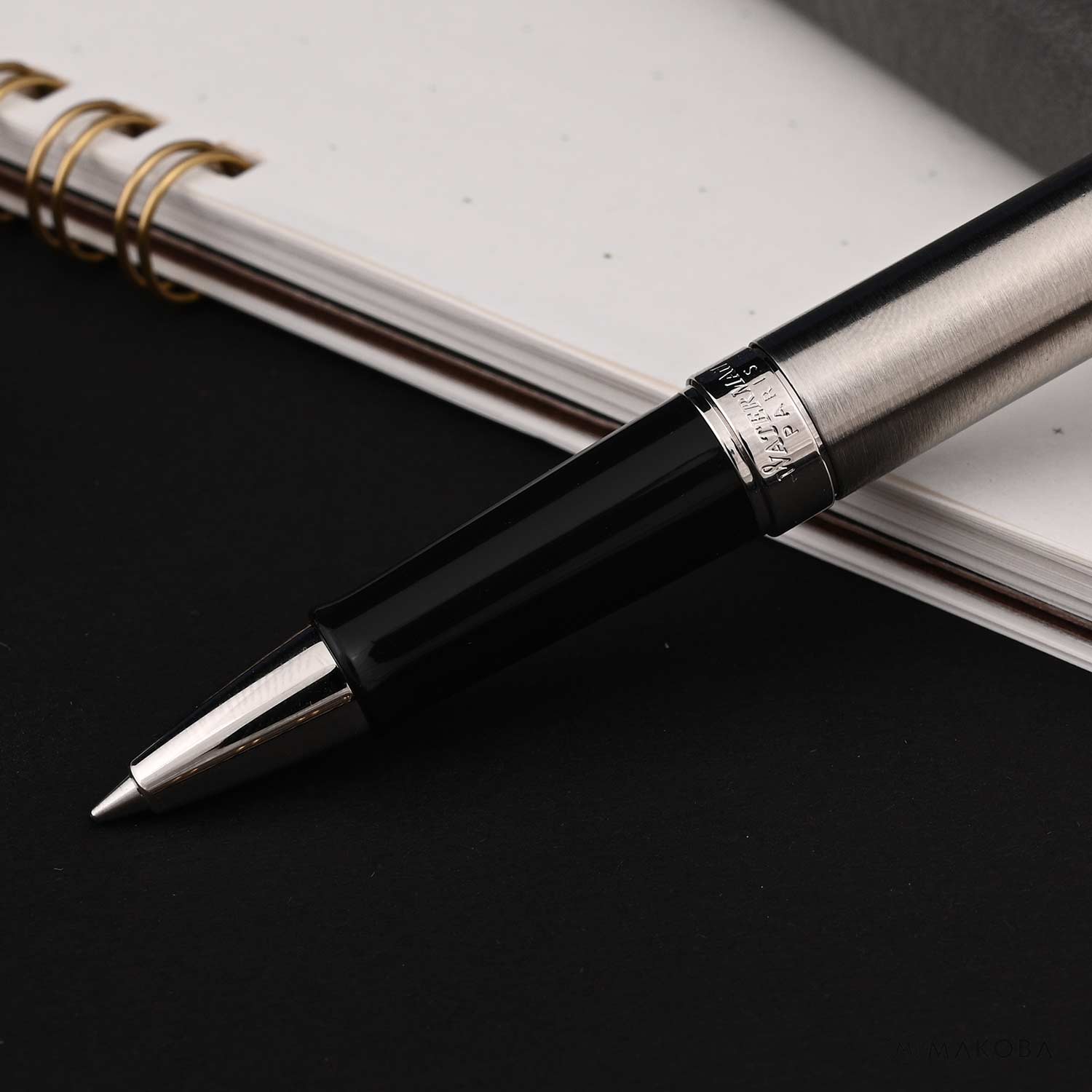 Waterman Hemisphere Roller Ball Pen - Stainless Steel CT Waterman
