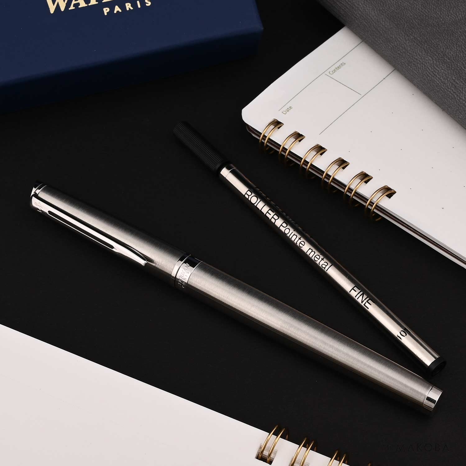 Waterman Hemisphere Roller Ball Pen - Stainless Steel CT Waterman