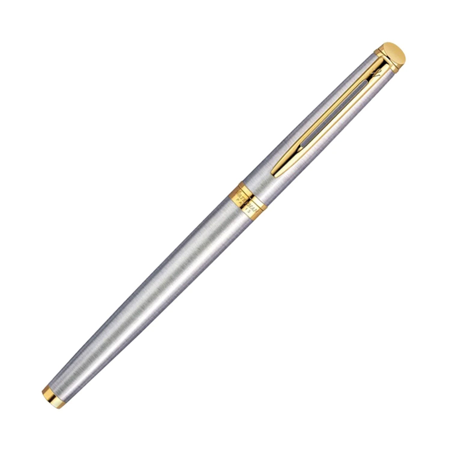 Waterman Hemisphere Roller Ball Pen - Stainless Steel GT Waterman