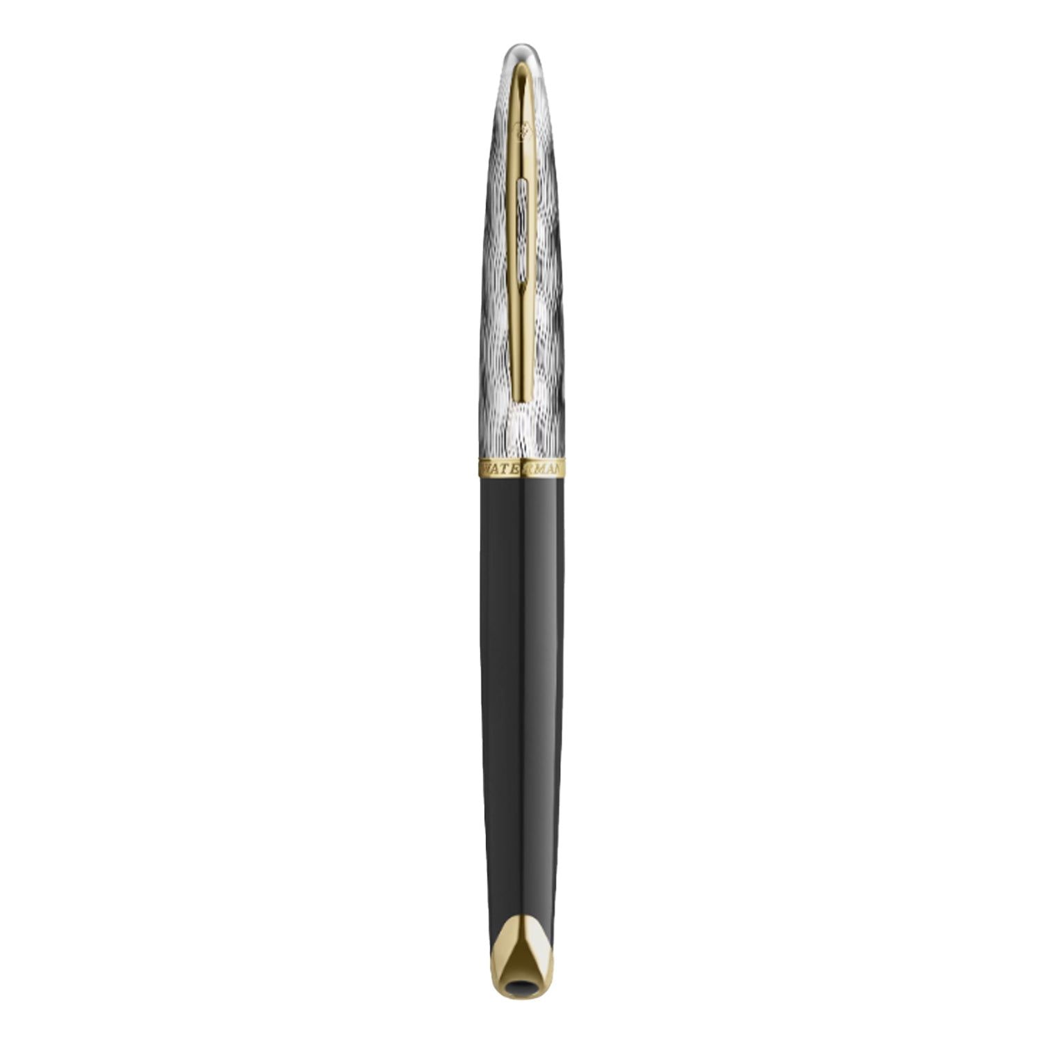 Waterman Carene Reflections of Paris Fountain Pen - Black & Palladium GT (Special Edition) Waterman