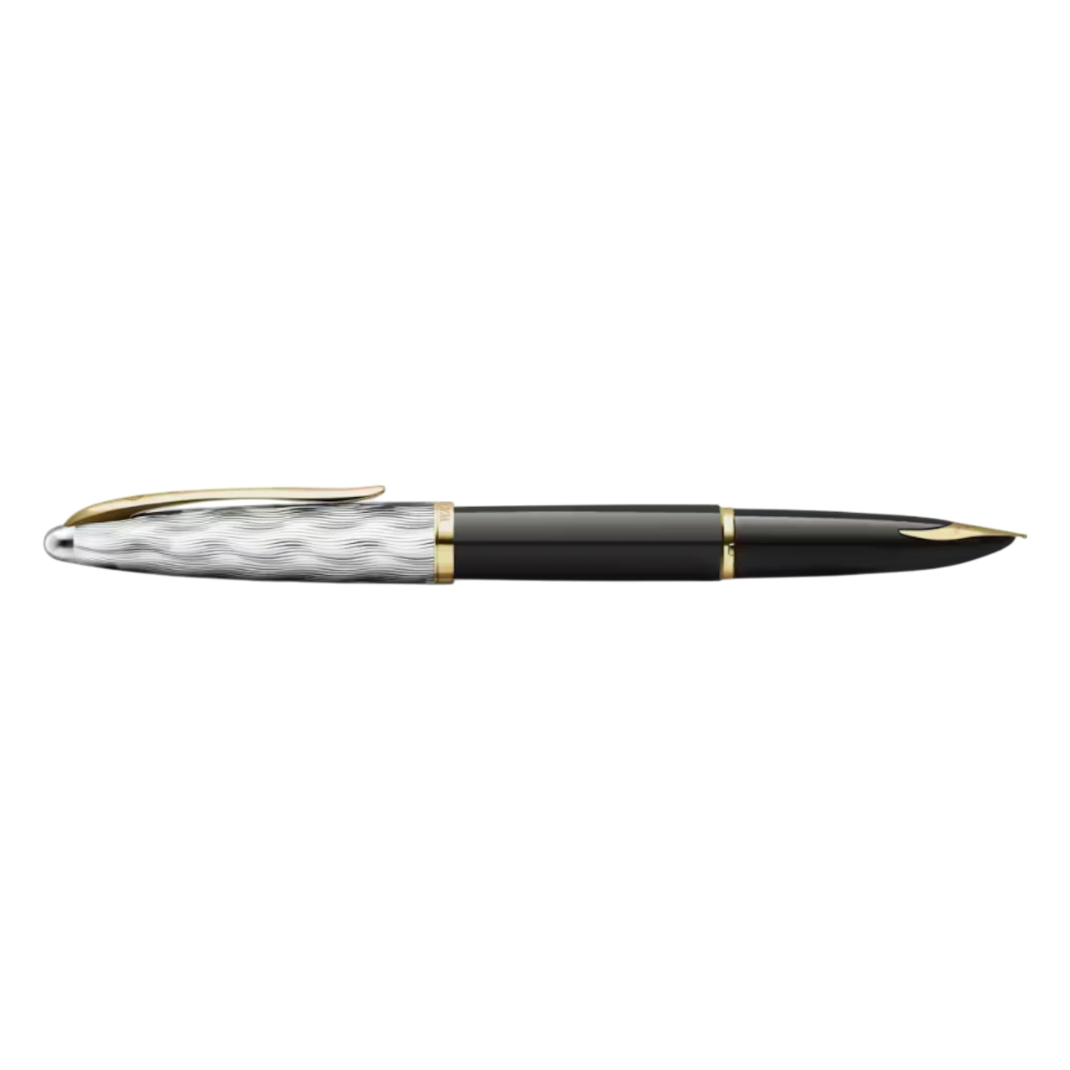 Waterman Carene Reflections of Paris Fountain Pen - Black & Palladium GT (Special Edition) Waterman