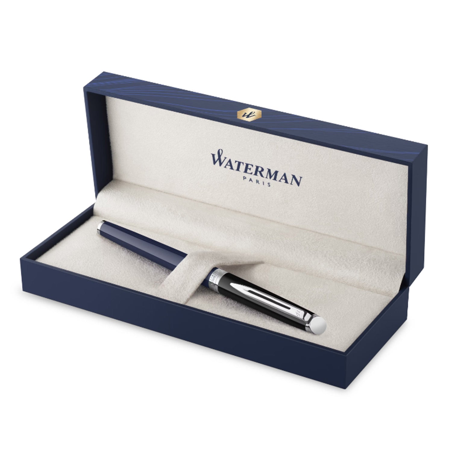 Waterman Hemisphere Colour Blocking Fountain Pen - Black & Blue CT Waterman