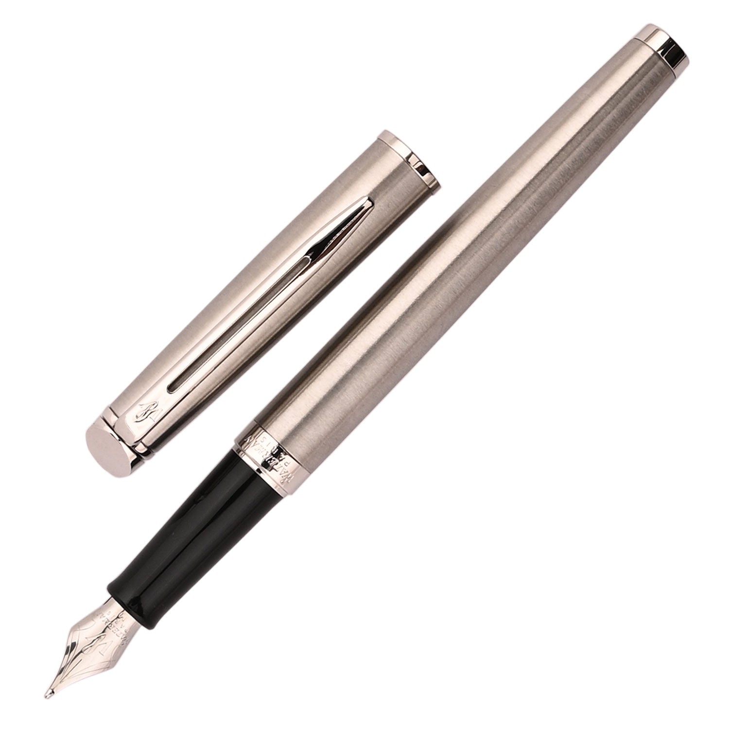 Waterman Hemisphere Fountain Pen - Stainless Steel CT Waterman