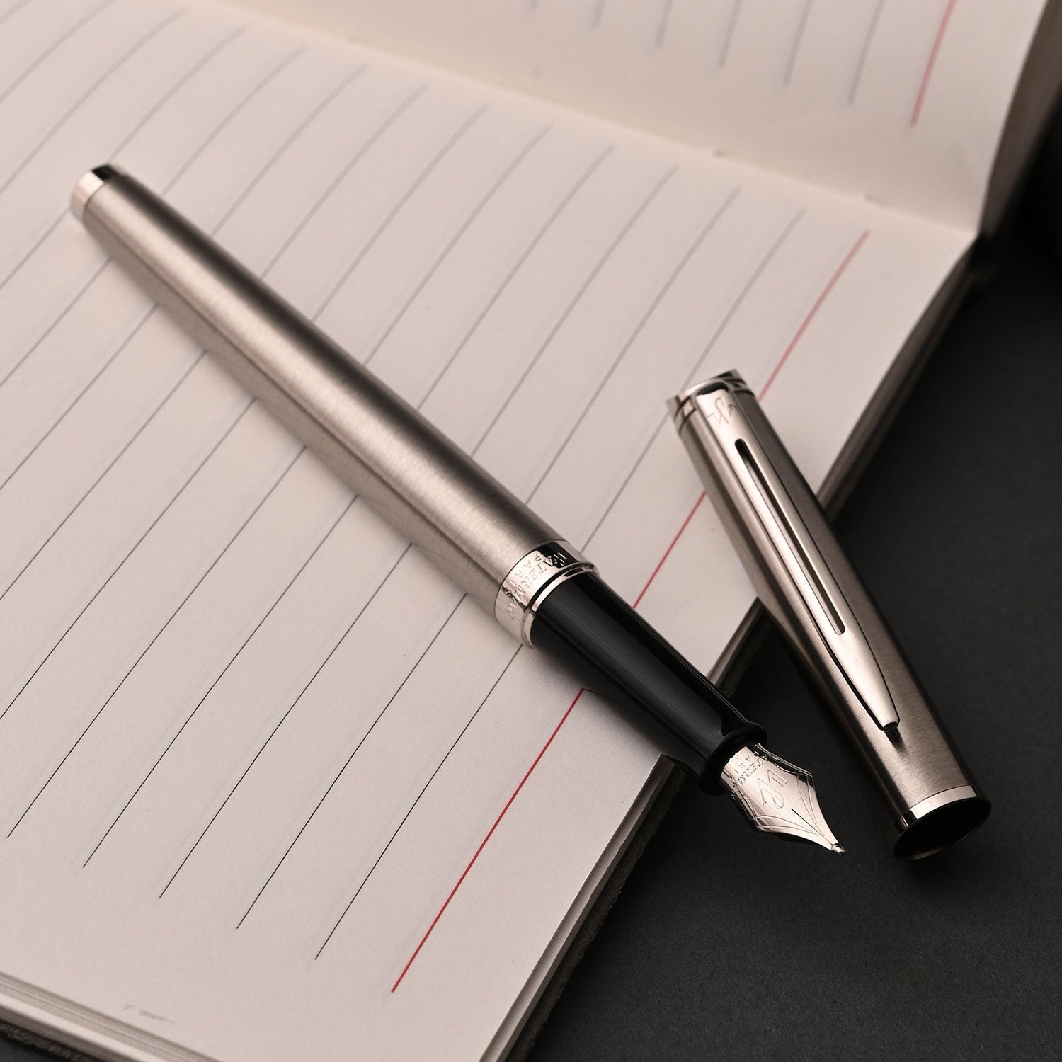 Waterman Hemisphere Fountain Pen - Stainless Steel CT Waterman