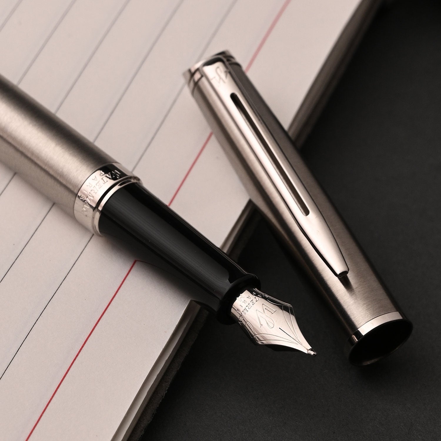 Waterman Hemisphere Fountain Pen - Stainless Steel CT Waterman