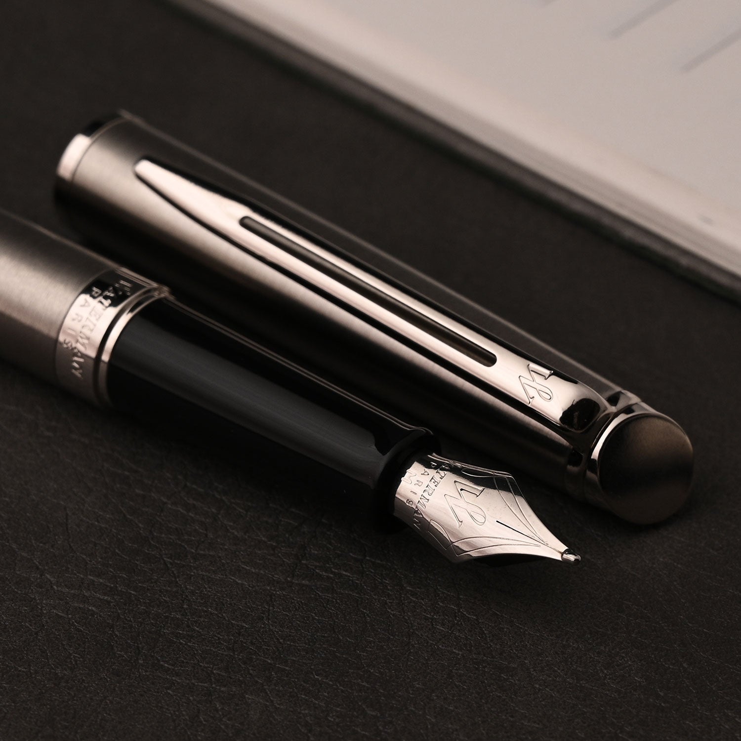 Waterman Hemisphere Fountain Pen - Stainless Steel CT Waterman