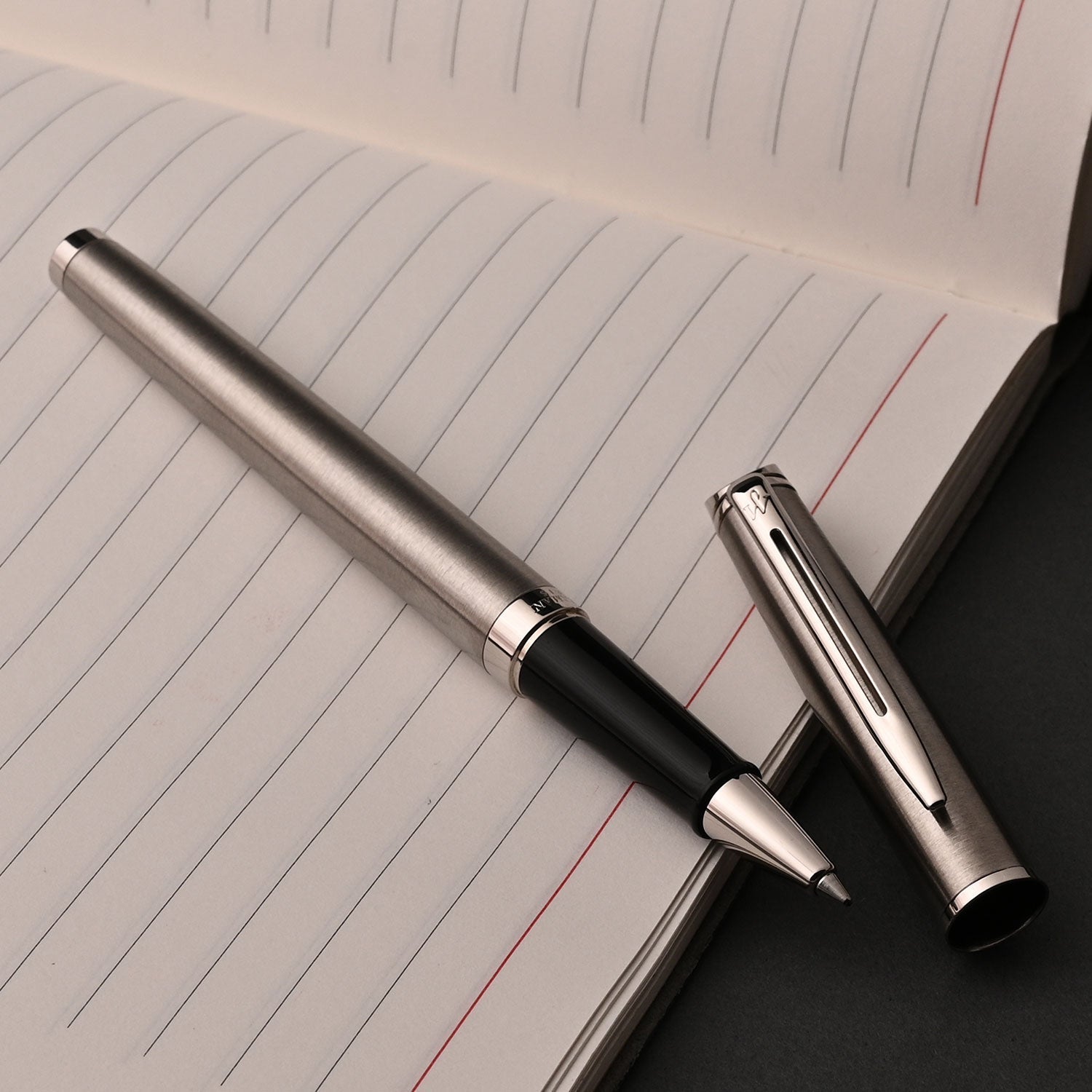 Waterman Hemisphere Roller Ball Pen - Stainless Steel CT Waterman