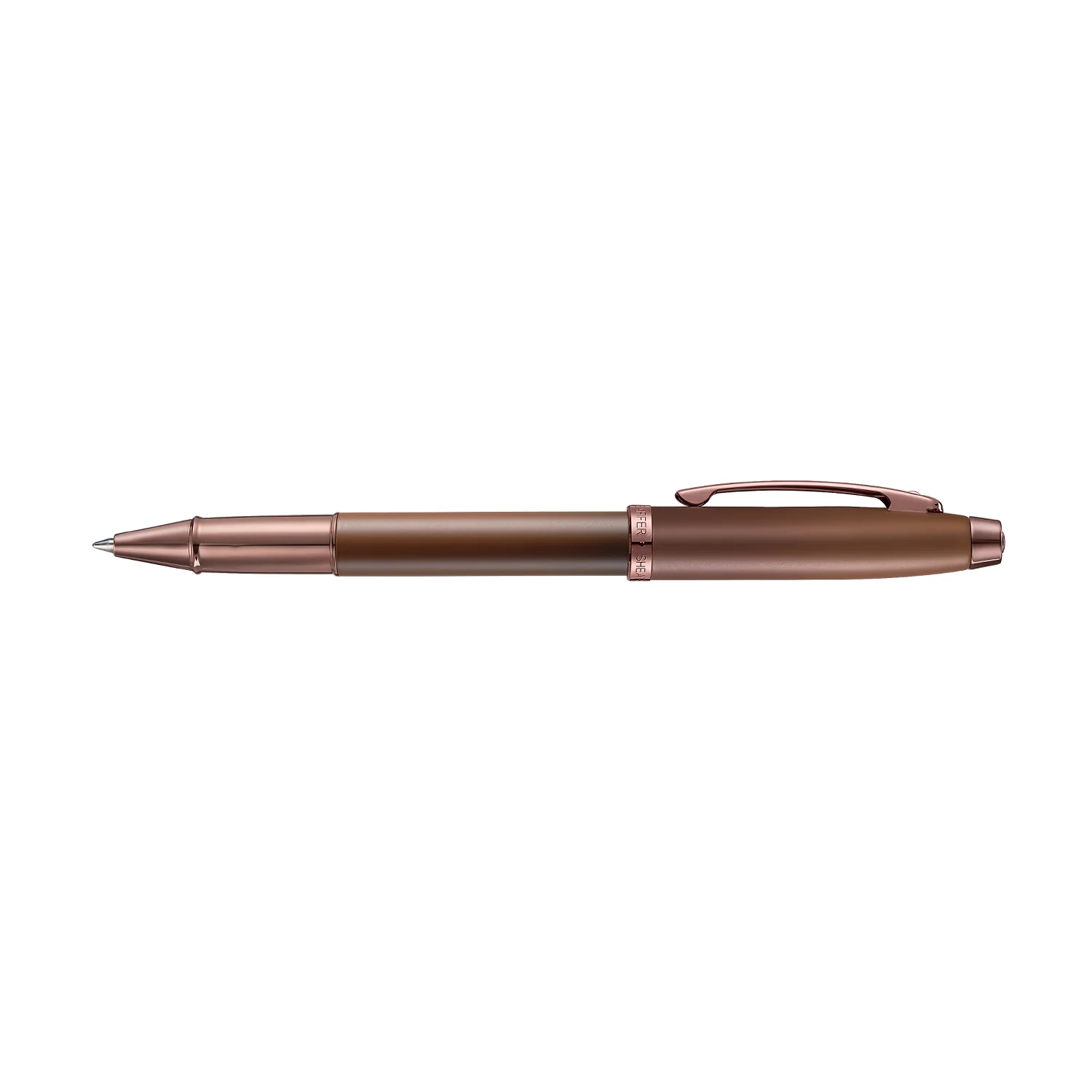 Sheaffer® 100 9374 Coffee Edition Matt Brown Rollerball Pen with Regal Brown PVD Trims William Penn