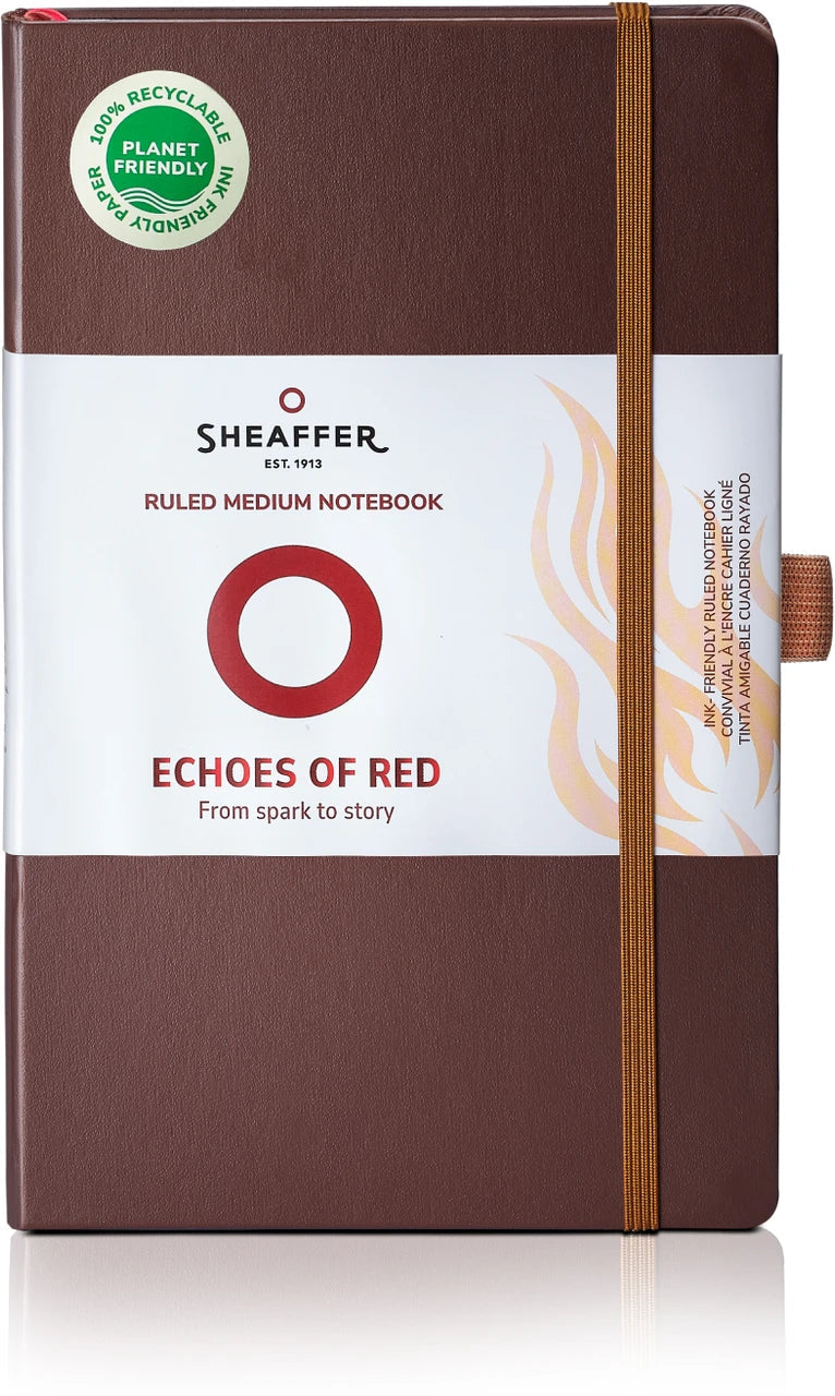 Sheaffer Echoes Of Red 90 GSM Hardbound A5 Notebook Sheaffer