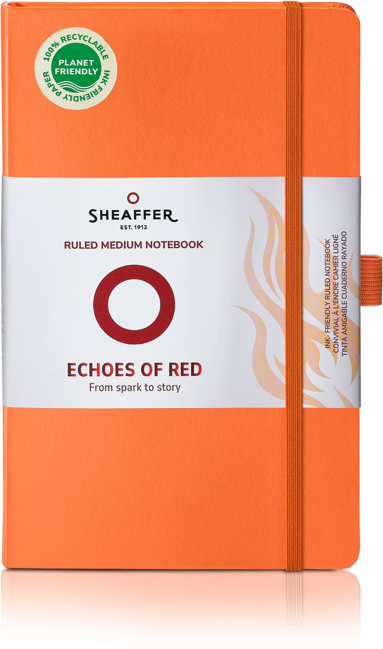 Sheaffer Echoes Of Red 90 GSM Hardbound A5 Notebook Sheaffer
