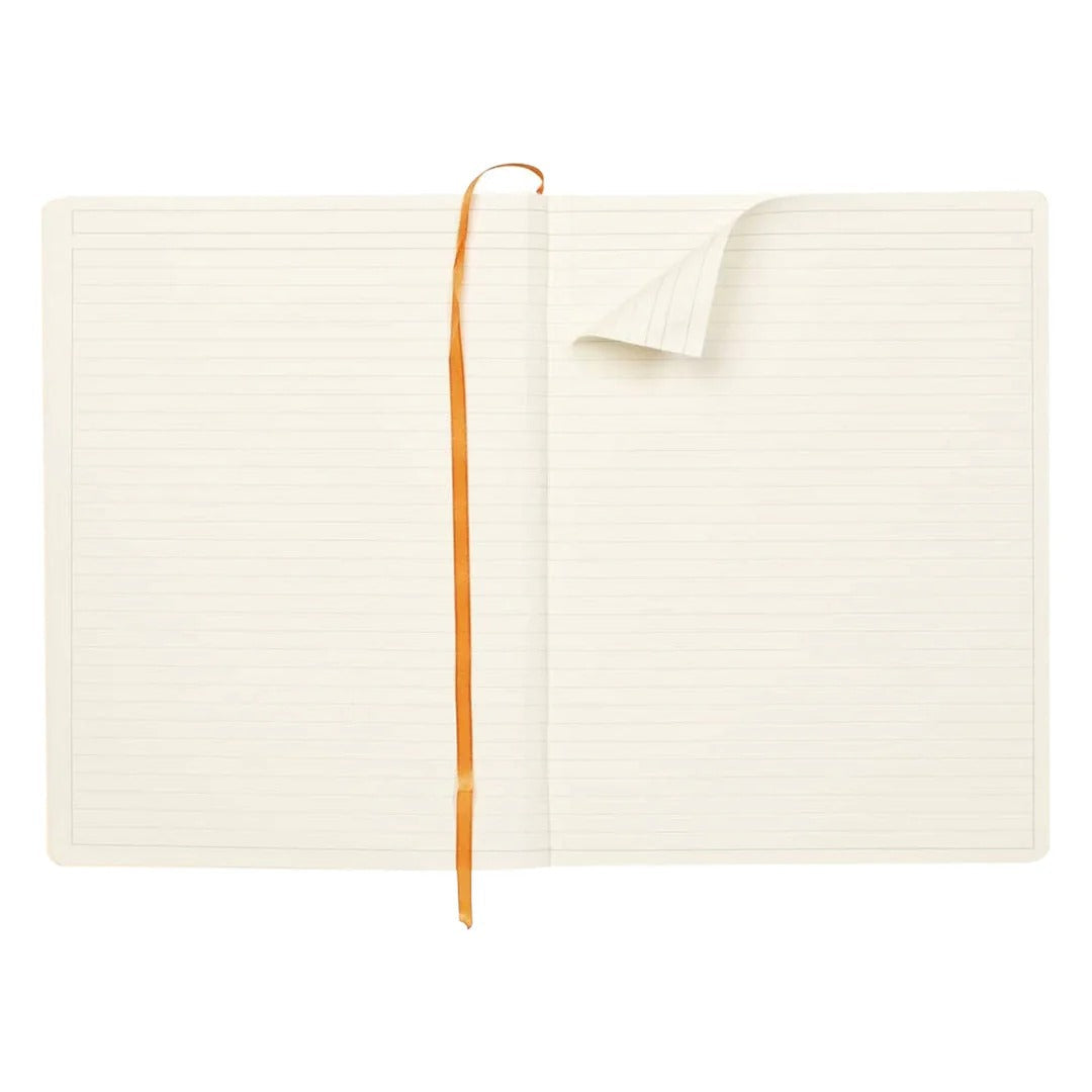 Rhodiarama Soft Cover Black Notebook - A4+, Ruled