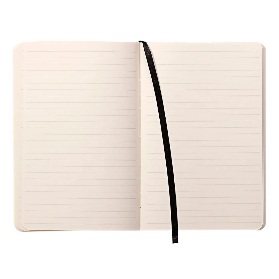 Rhodiarama Hard Cover Black Notebook - A5, Ruled