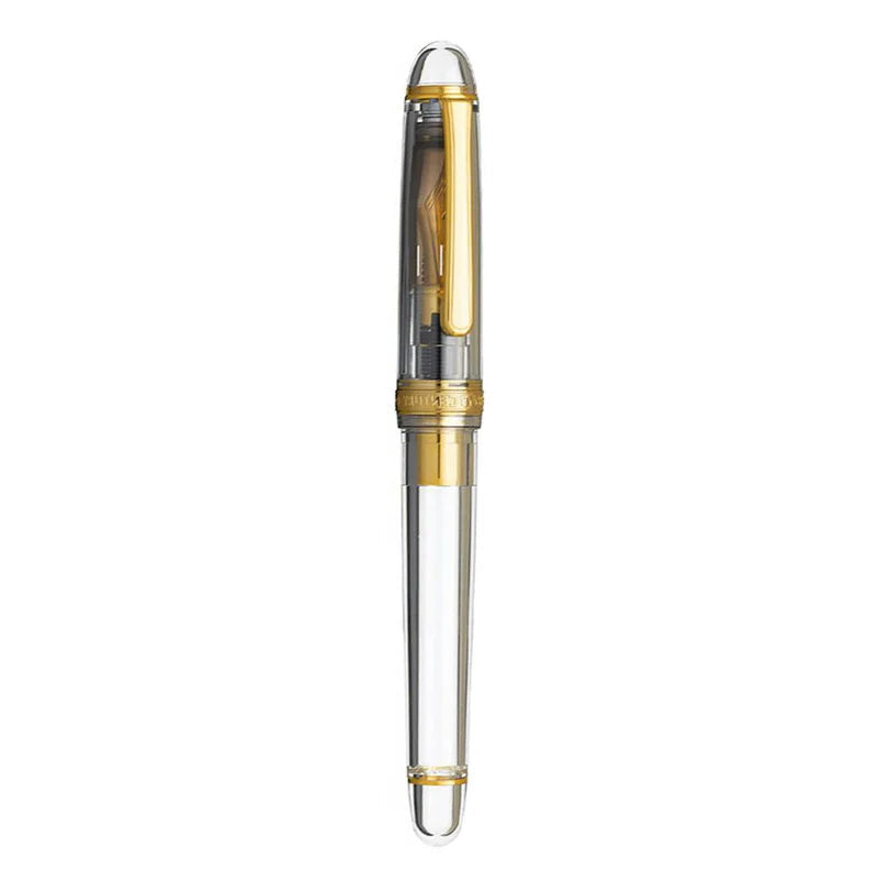 PLATINUM, Fountain Pen - #3776 Century Ver 2.0 DEMONSTRATOR Prism Crystal (F,B) Platinum